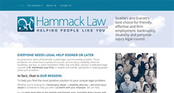 Desktop Screenshot of hammack-law.com