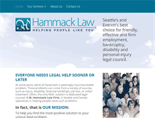 Tablet Screenshot of hammack-law.com